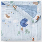 Magical Adventure Organic Muslin Security Blanket - myembroideredgifts-com - Elegant Baby