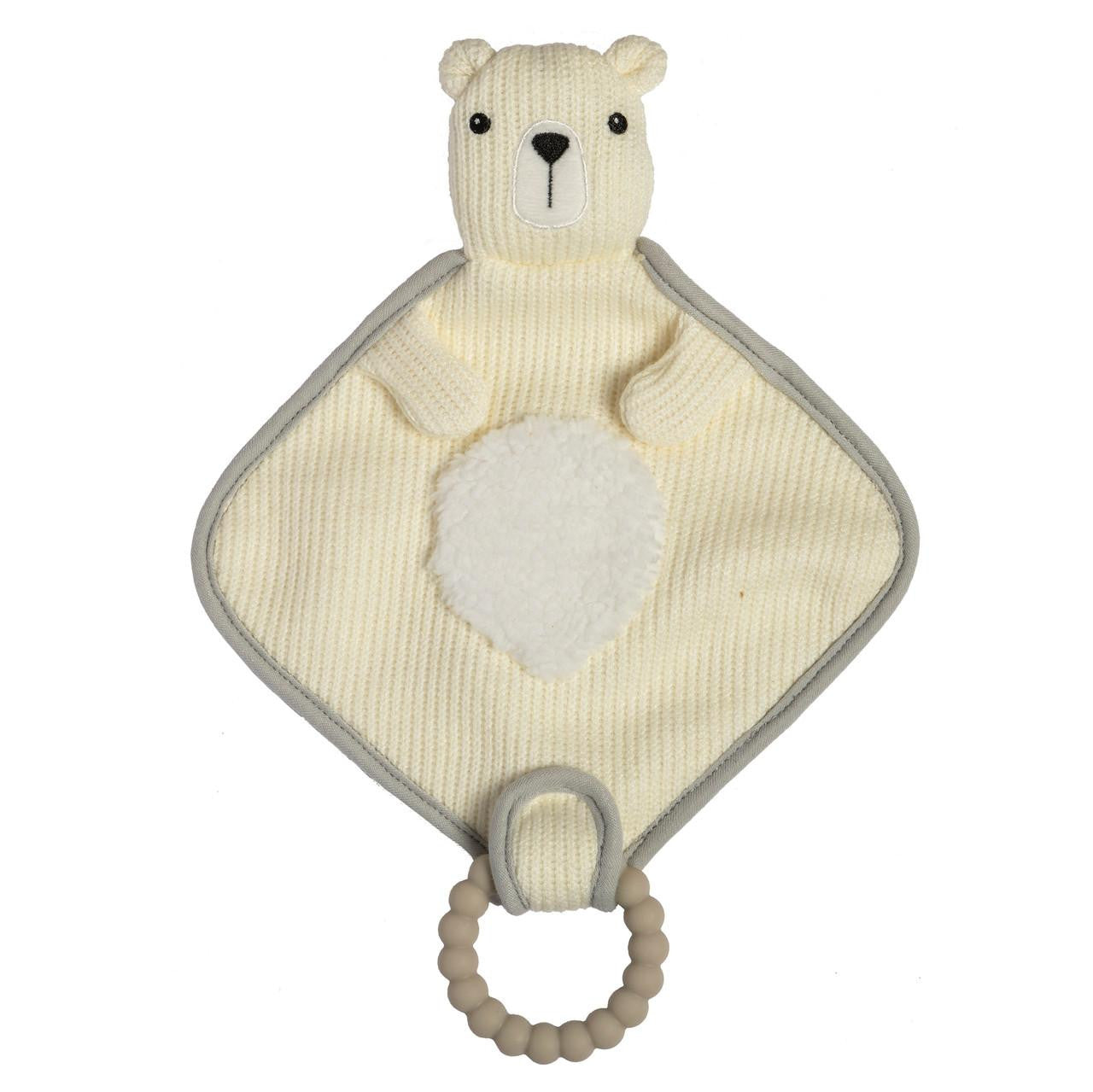 Mary Meyer Knitted Nursery Polar Bear Lovey Personalized 