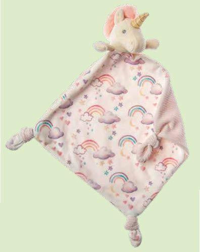 Mary Meyer Little Knotty Unicorn Blanket Personalized 