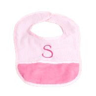 Mint Pink Baby Bib Personalized 