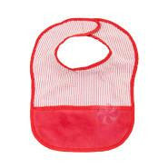 Mint Red Baby Bib Personalized 