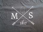 Mississippi Established T-Shirt - myembroideredgifts-com - myembroideredgifts-com