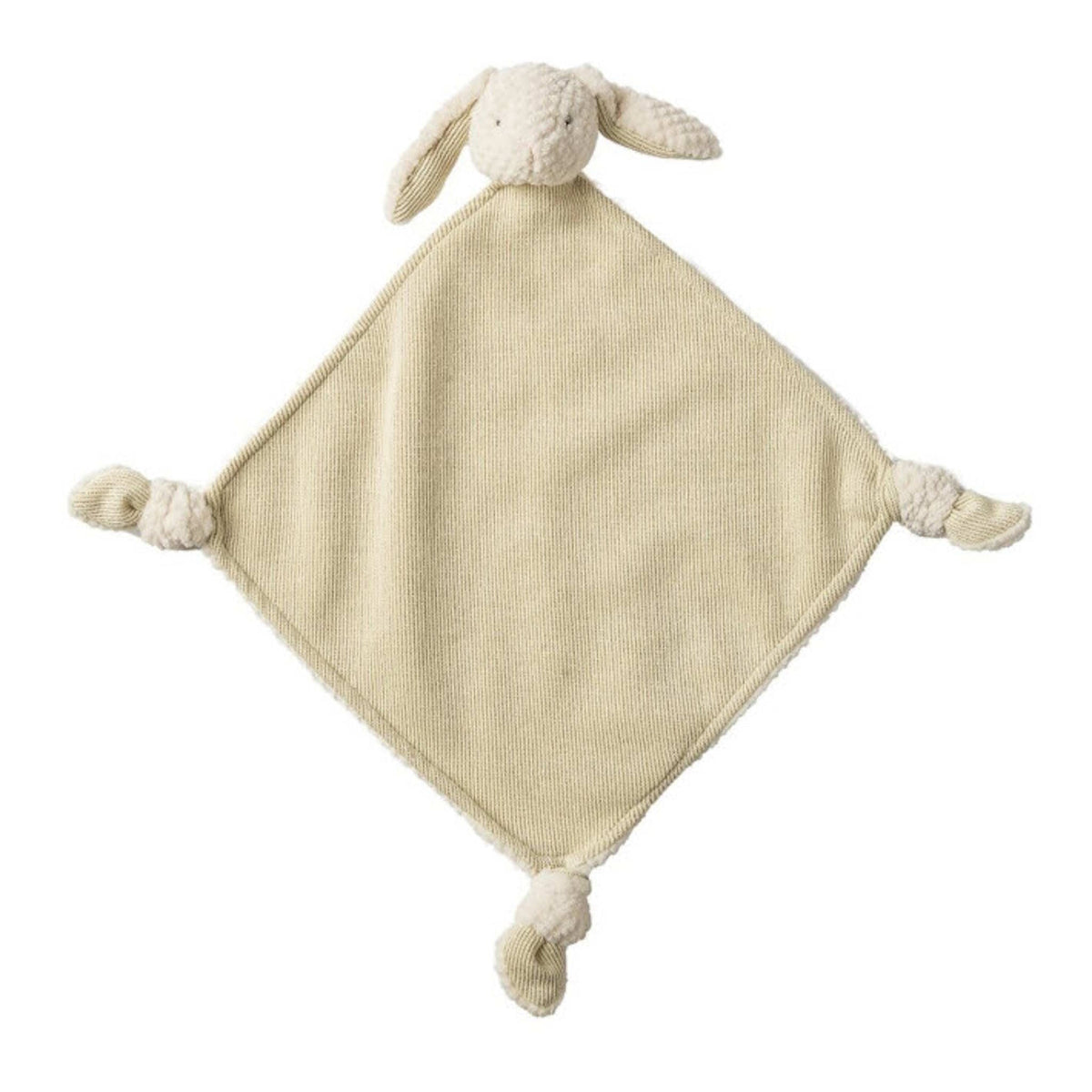 Nibbles Bunny Cream Blankie Personalized - myembroideredgifts-com - Mary Meyer
