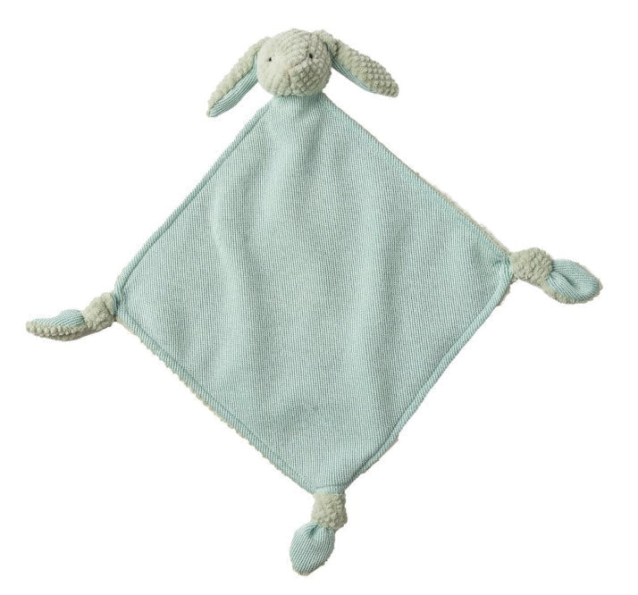 Nibbles Bunny Green Blankie Personalized - myembroideredgifts-com - Mary Meyer