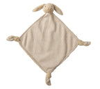 Nibbles Bunny Tan Blankie Personalized - myembroideredgifts - com - Mary Meyer