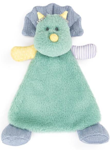 Oddball Dino Blankie Personalized - myembroideredgifts-com - Demdaco
