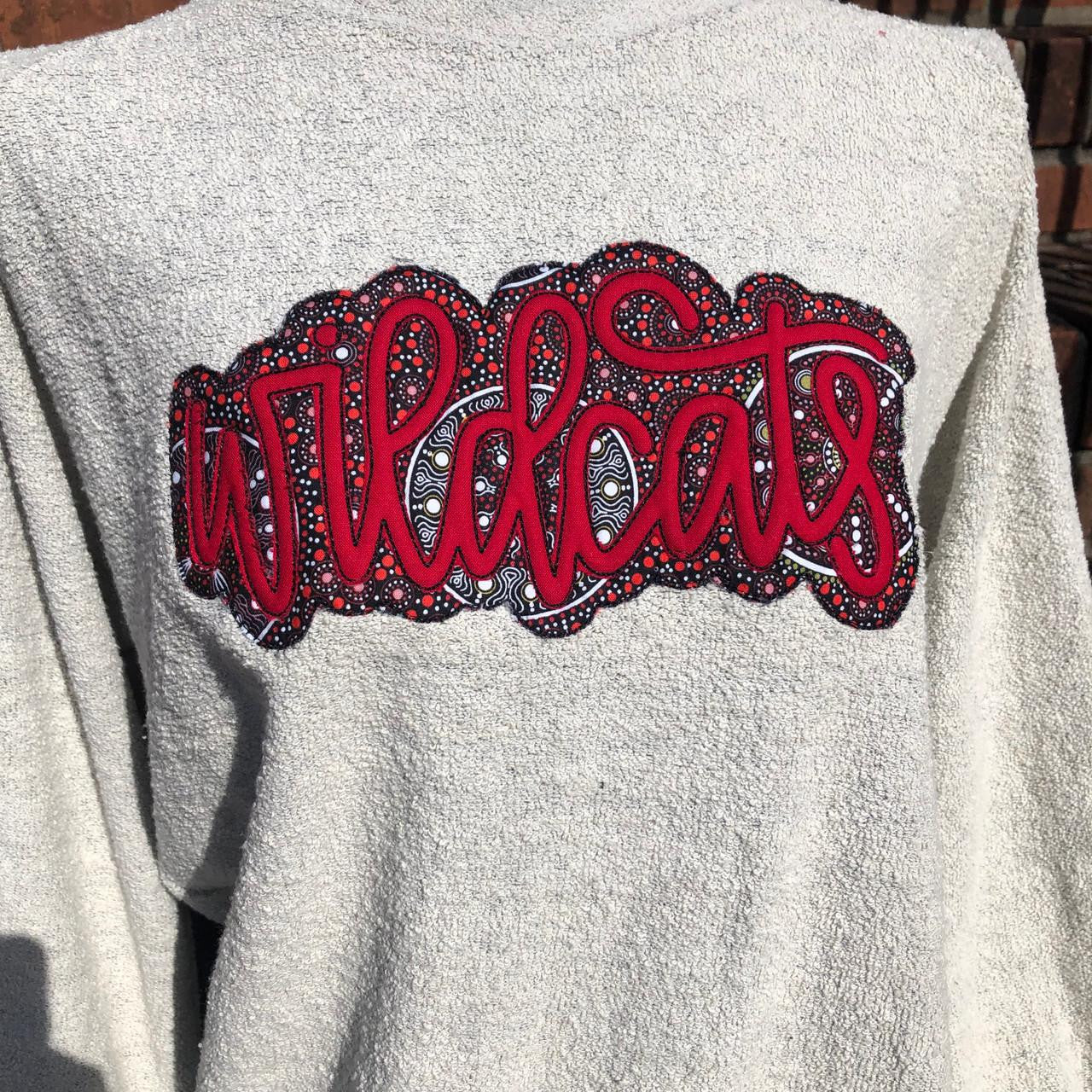 Pennant Wildcats Applique Fleece Sweatshirt 