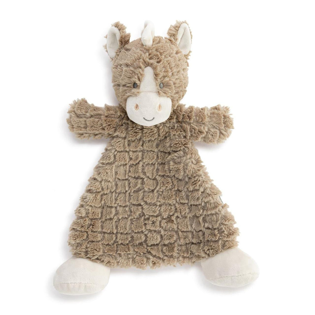Penny Pony Rattle Blankie Personalized - myembroideredgifts-com - Demdaco