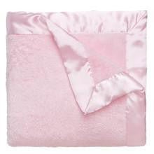Pink Coral Fleece Blanket Personalized - myembroideredgifts-com - Elegant Baby