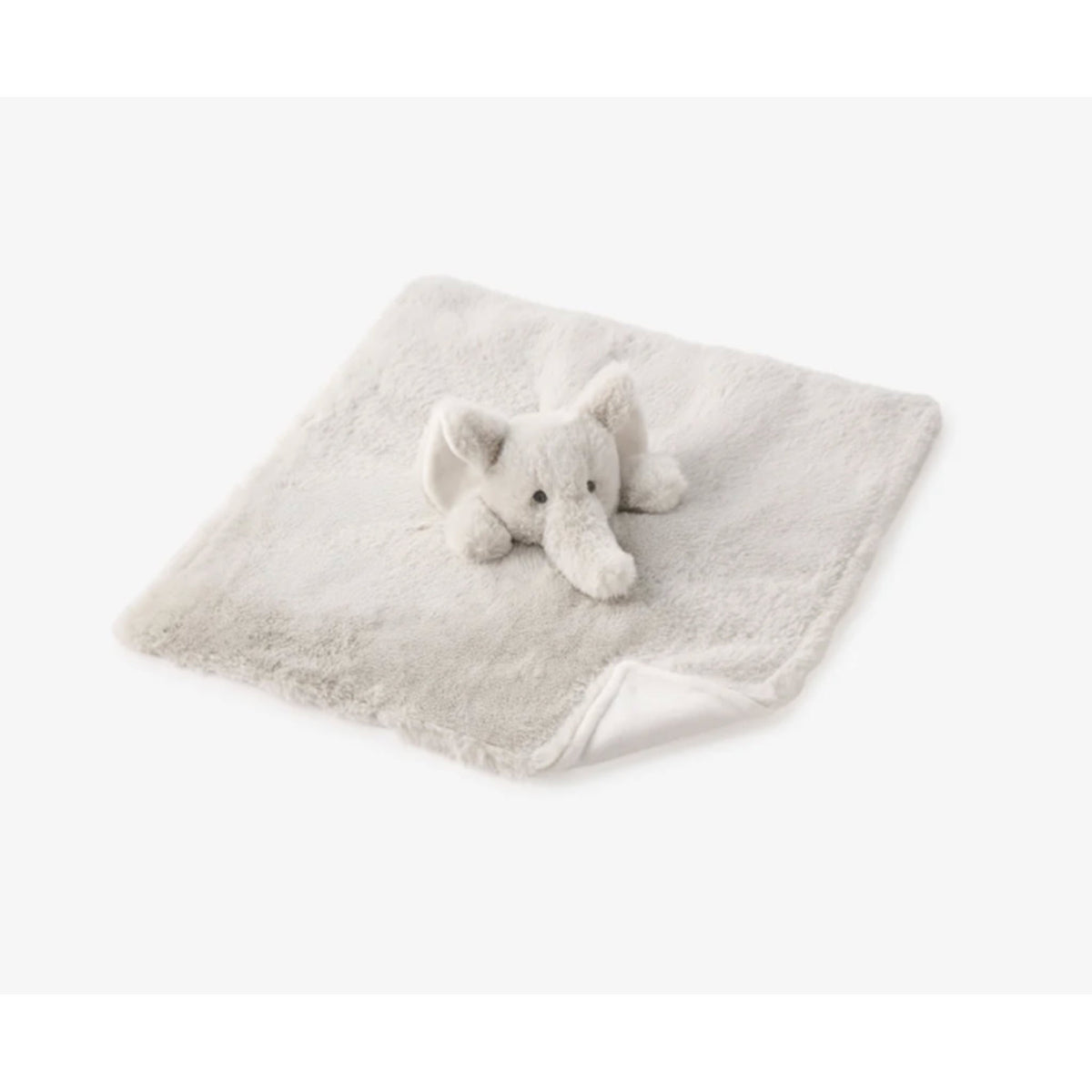 Plush Elephant Baby Security Blanket Personalized - myembroideredgifts-com - Elegant Baby