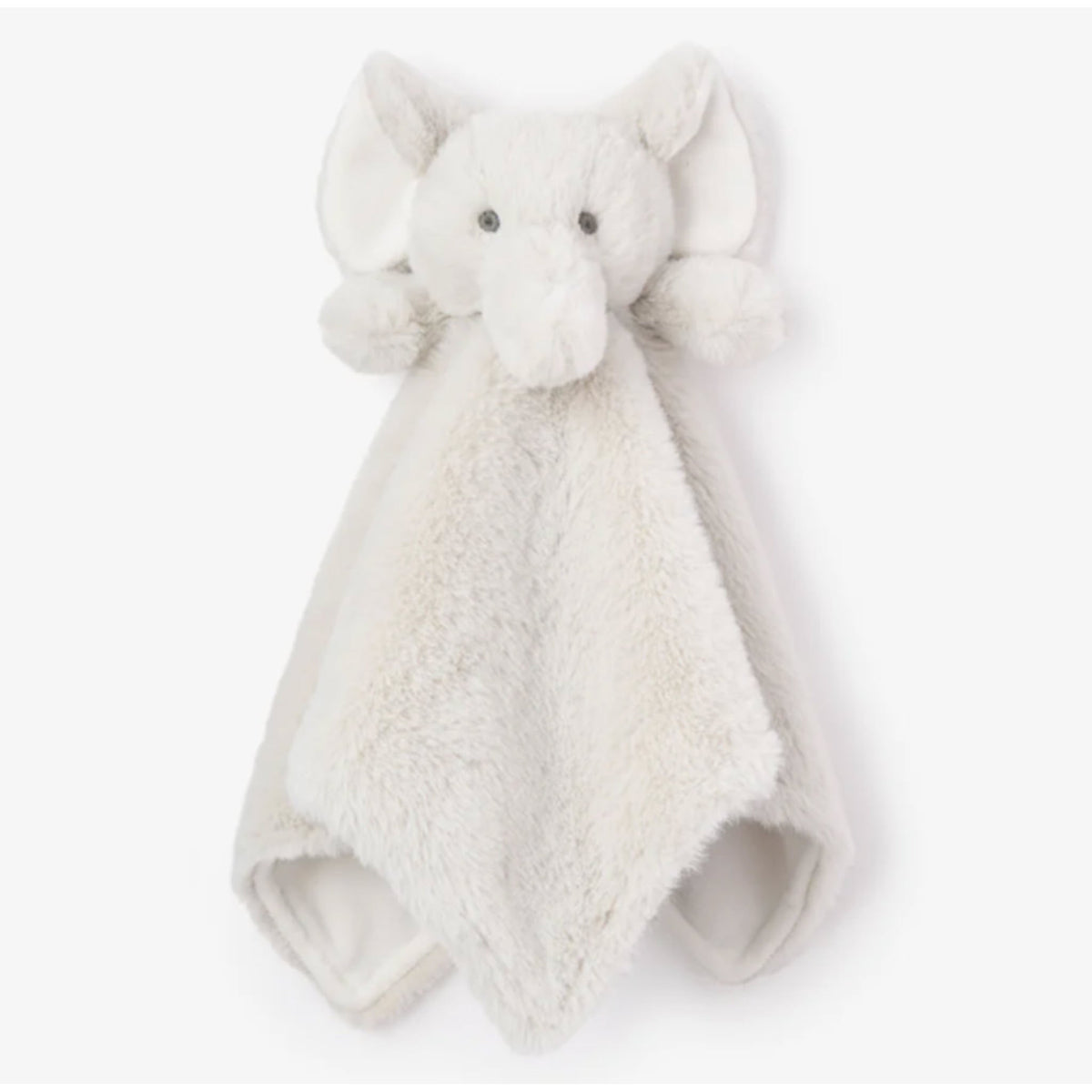 Plush Elephant Baby Security Blanket Personalized - myembroideredgifts-com - Elegant Baby