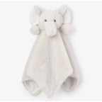 Plush Elephant Baby Security Blanket Personalized - myembroideredgifts - com - Elegant Baby