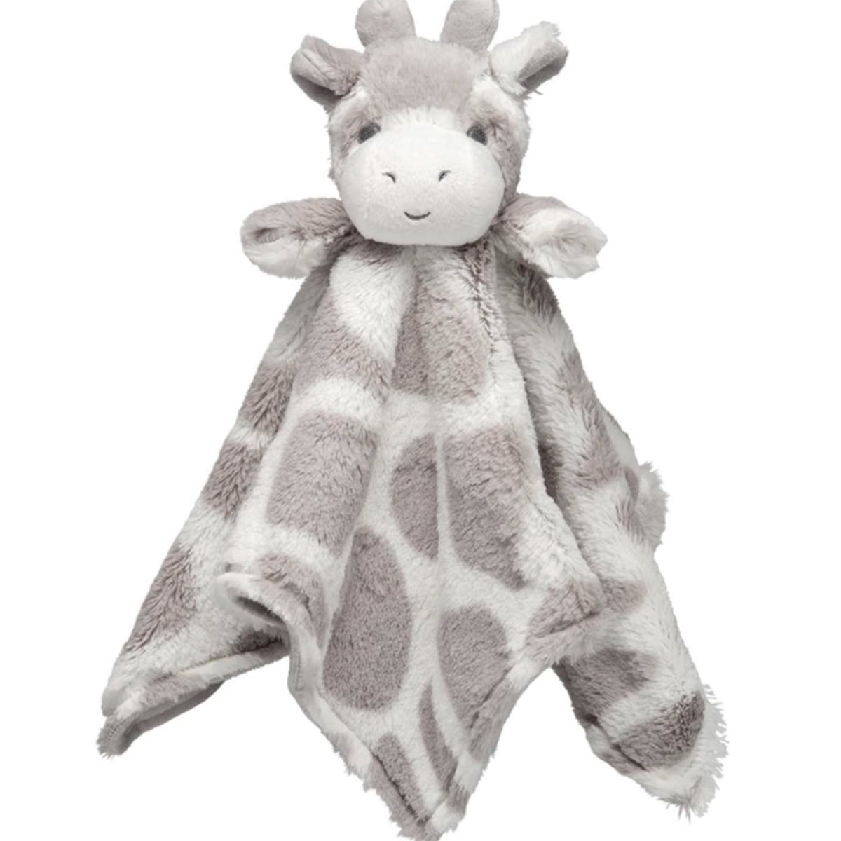Plush Giraffe Baby Security Blanket Personalized - myembroideredgifts-com - Elegant Baby