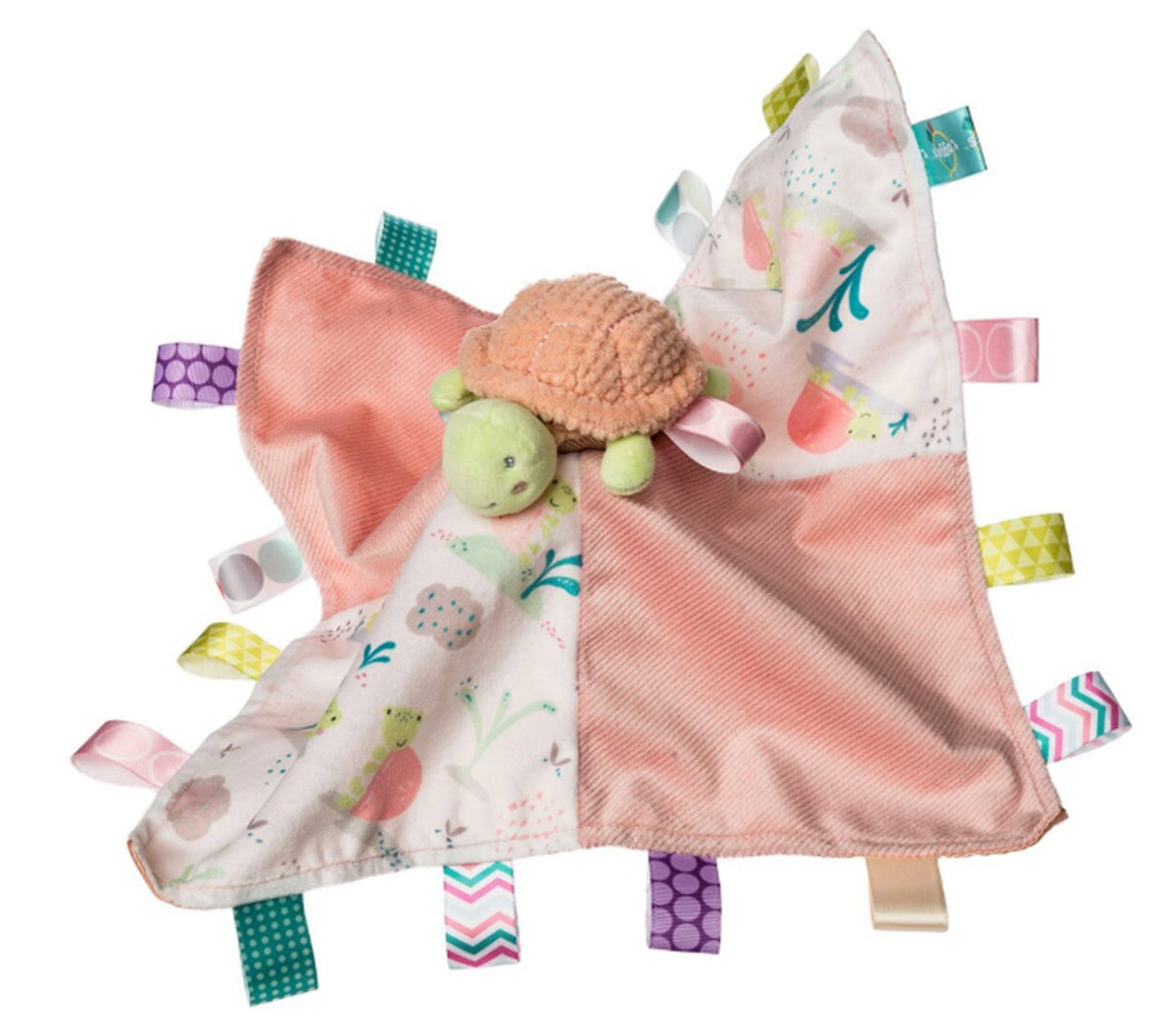 Taggies Tippy Turtle Blanket Personalized - myembroideredgifts-com - Mary Meyer
