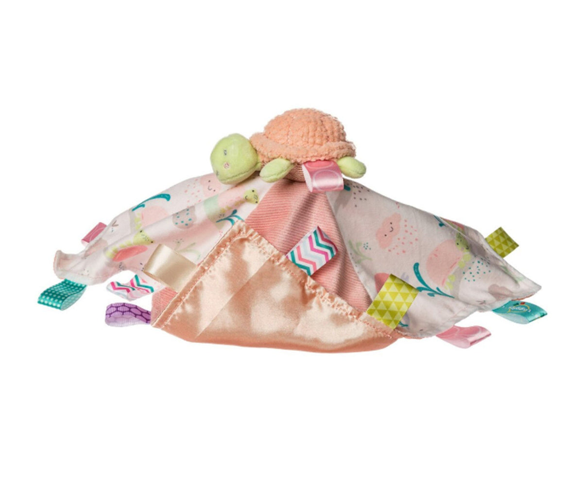 Taggies Tippy Turtle Blanket Personalized - myembroideredgifts-com - Mary Meyer