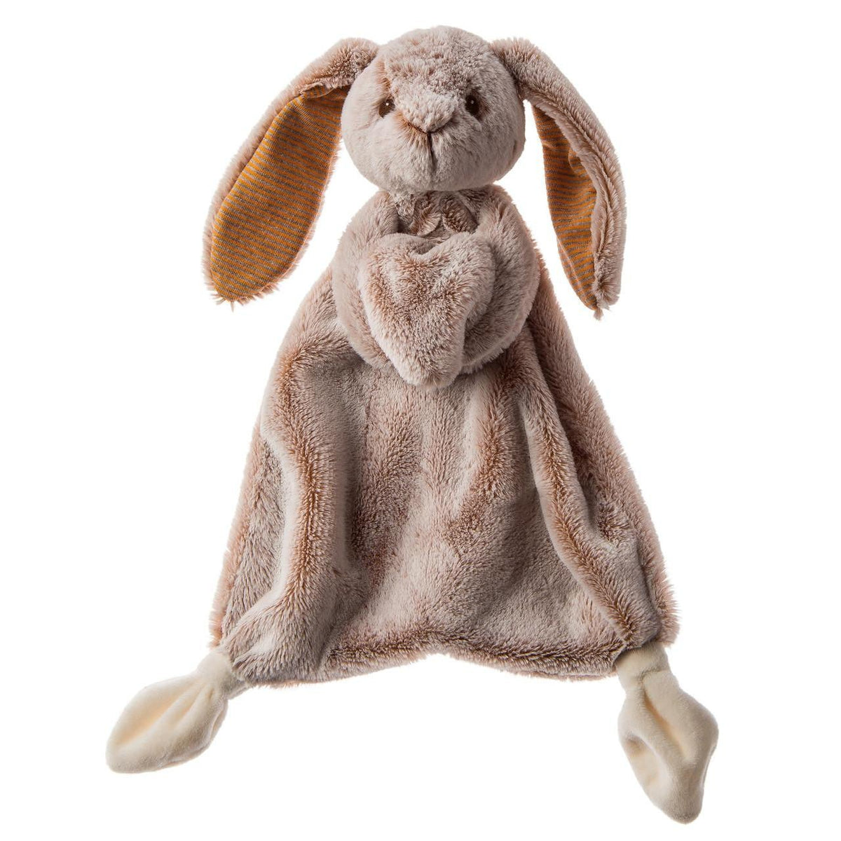 Tan Silky Bunny Lovey Personalized - myembroideredgifts-com - Mary Meyer