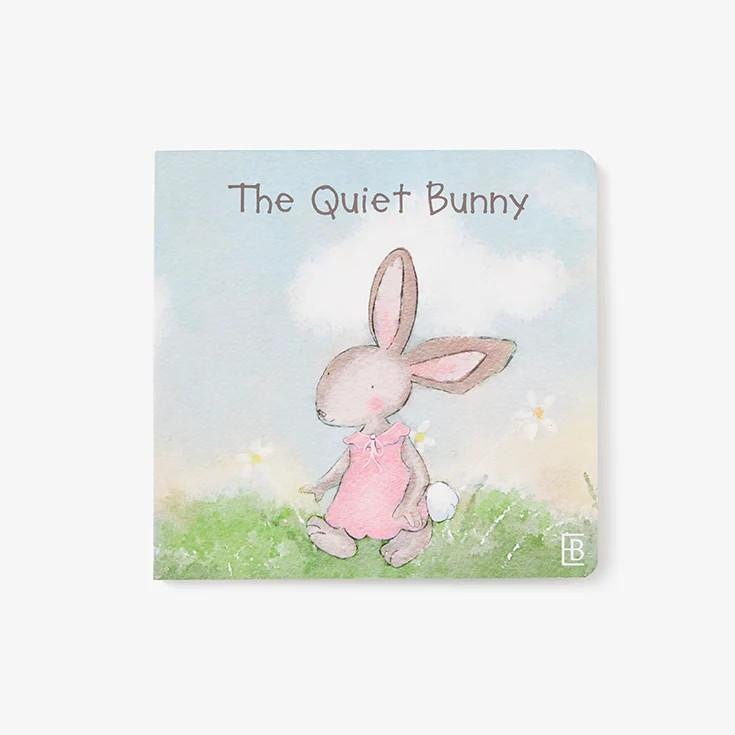 The Quiet Bunny Board Book - myembroideredgifts-com - Elegant Baby