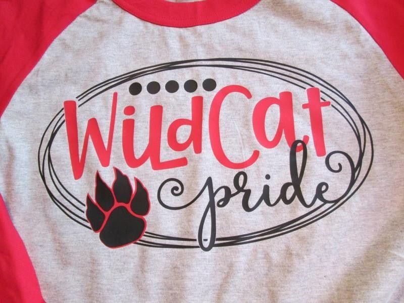 Wildcat Pride Baseball T - myembroideredgifts-com - myembroideredgifts-com