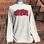 Wildcats Applique Fleece Sweatshirt - myembroideredgifts-com - Pennant