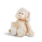 You Are So Brave Taupe Puppy by Demdaco - myembroideredgifts-com - Demdaco